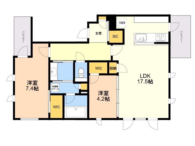 福岡県福岡市中央区平尾３ 西鉄平尾駅 2LDK マンション 賃貸物件詳細