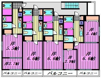 埼玉県所沢市上新井２ 西所沢駅 1K アパート 賃貸物件詳細
