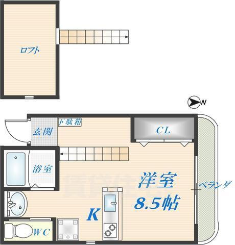 大阪府東大阪市小阪３ 八戸ノ里駅 ワンルーム マンション 賃貸物件詳細