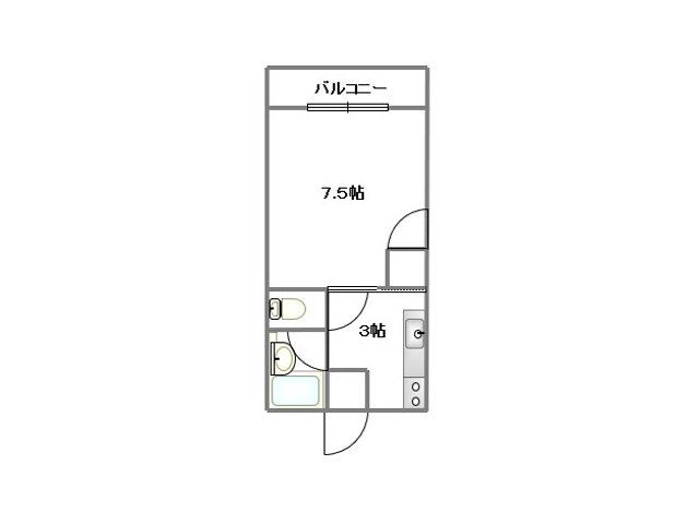 熊本県熊本市中央区島崎１ 杉塘駅 1K アパート 賃貸物件詳細