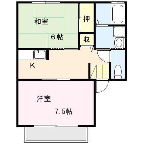 福島県相馬市塚ノ町１ 相馬駅 2K アパート 賃貸物件詳細