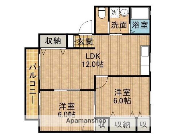 静岡県焼津市田尻北 焼津駅 2LDK アパート 賃貸物件詳細