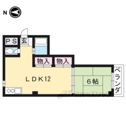 京都府京都市左京区田中西高原町 茶山・京都芸術大学駅 1LDK マンション 賃貸物件詳細