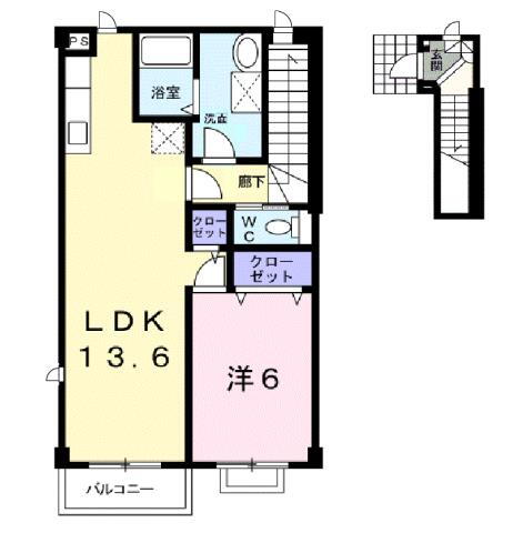 セトル・クレール 2階 2DK 賃貸物件詳細