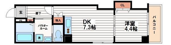 大阪府大阪市中央区鎗屋町１ 谷町四丁目駅 1DK マンション 賃貸物件詳細