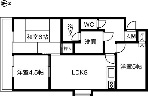 愛知県一宮市大和町宮地花池字中道 妙興寺駅 3LDK マンション 賃貸物件詳細