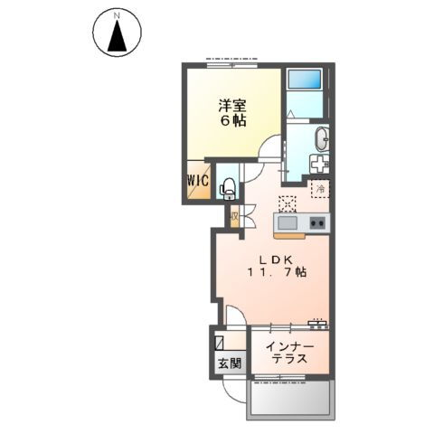 愛知県あま市下萱津宿ノ口 甚目寺駅 1LDK アパート 賃貸物件詳細