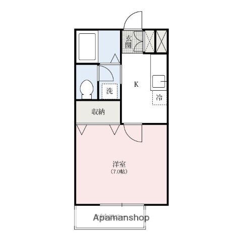 群馬県高崎市井野町 井野駅 1K アパート 賃貸物件詳細