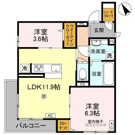 兵庫県西宮市甲子園六石町 甲子園駅 2LDK アパート 賃貸物件詳細