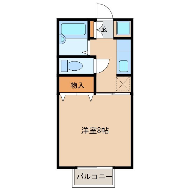 茨城県土浦市木田余東台１ 土浦駅 1K アパート 賃貸物件詳細