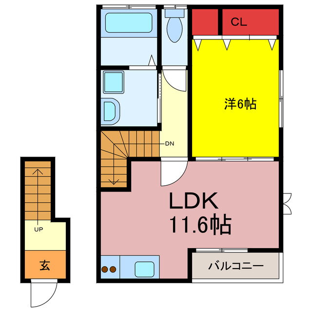 ヴィバーチェ 2階 1LDK 賃貸物件詳細