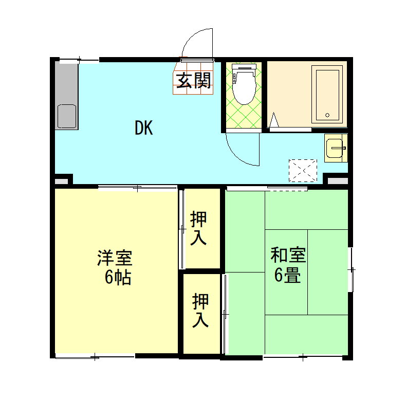 茨城県常陸太田市寿町 常陸太田駅 2DK アパート 賃貸物件詳細