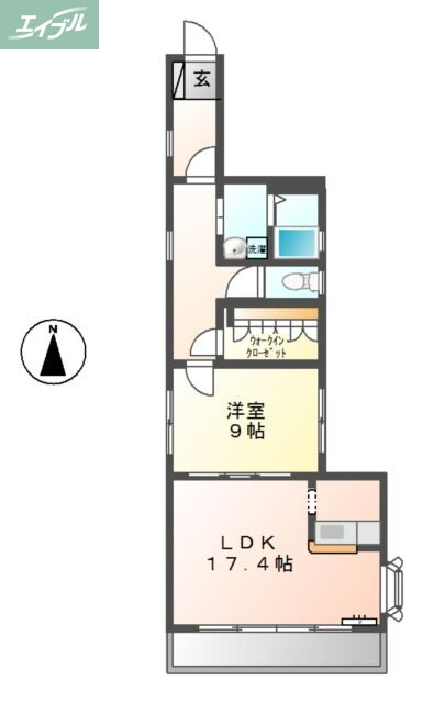 ＡＭＡＮＯＪＡＫ 4階 1LDK 賃貸物件詳細