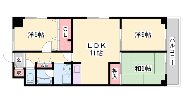 兵庫県明石市二見町西二見 土山駅 3LDK マンション 賃貸物件詳細