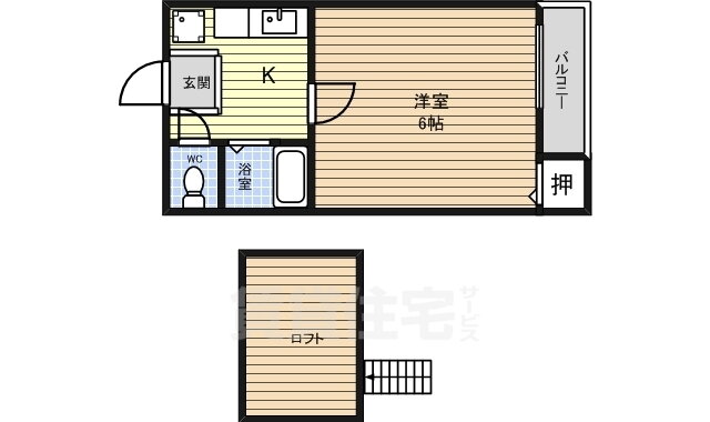 愛知県名古屋市中川区月島町 山王駅 1K アパート 賃貸物件詳細