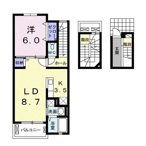 静岡県浜松市中央区鴨江３ 浜松駅 1LDK アパート 賃貸物件詳細