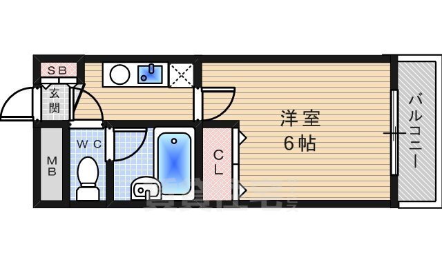 兵庫県西宮市川西町 西宮駅 1K マンション 賃貸物件詳細