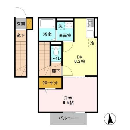 千葉県松戸市六実６ 六実駅 1DK アパート 賃貸物件詳細