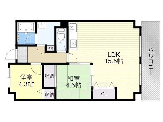 大阪府池田市鉢塚３ 石橋阪大前駅 2LDK マンション 賃貸物件詳細