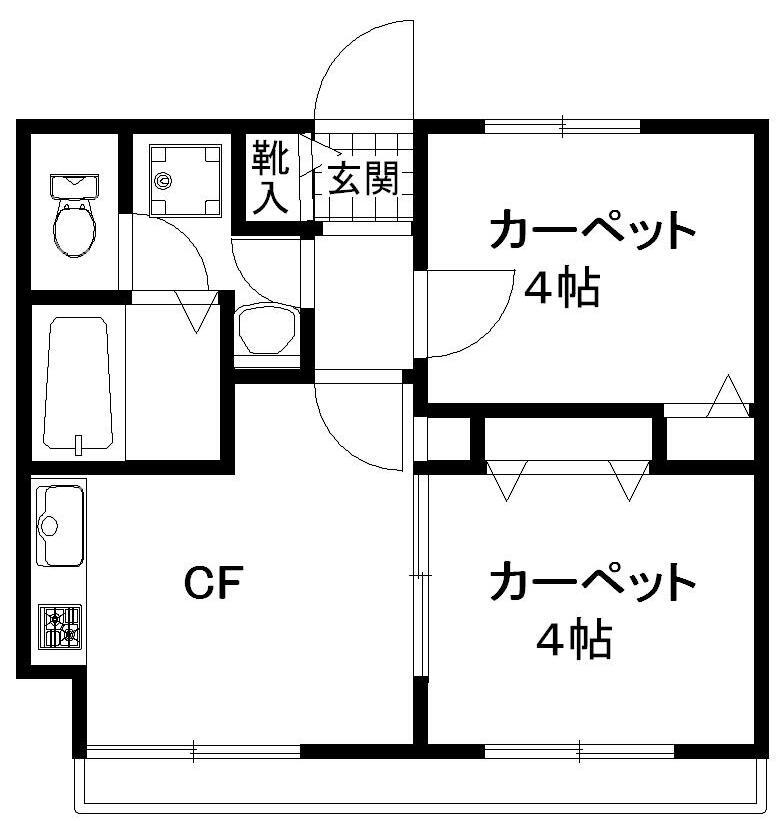 セレーネ田園調布南 2階 2DK 賃貸物件詳細