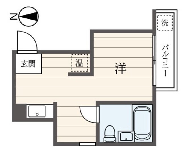 Ｄ．１柏町 1階 ワンルーム 賃貸物件詳細