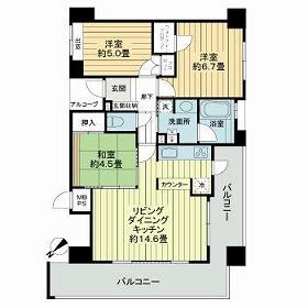 ライオンズマンションなかもず駅前 9階 3LDK 賃貸物件詳細