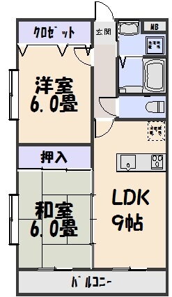 鹿児島県鹿児島市桜ヶ丘５ 宇宿駅 2LDK マンション 賃貸物件詳細