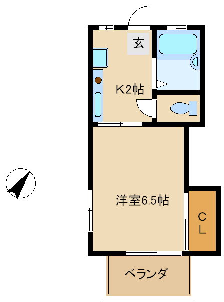 兵庫県神戸市垂水区西舞子１ 舞子駅 1K アパート 賃貸物件詳細