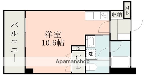 コネクト新水前寺 6階 ワンルーム 賃貸物件詳細