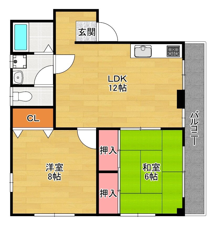 大阪府交野市郡津４ 郡津駅 2LDK マンション 賃貸物件詳細