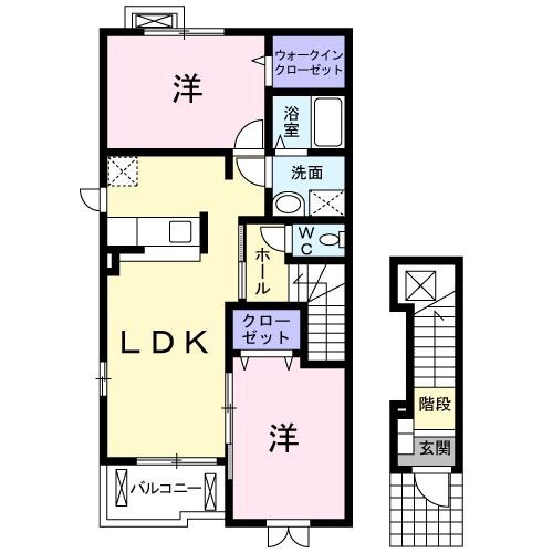 茨城県笠間市笠間 笠間駅 2LDK アパート 賃貸物件詳細