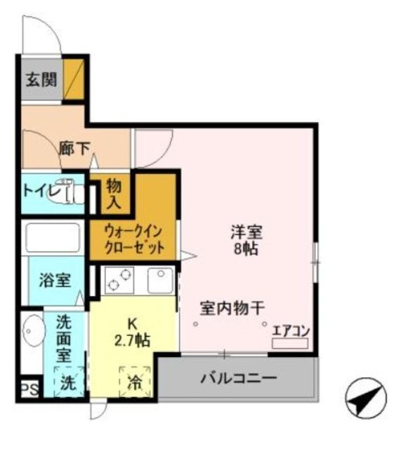 千葉県船橋市海神１ 船橋駅 1K アパート 賃貸物件詳細