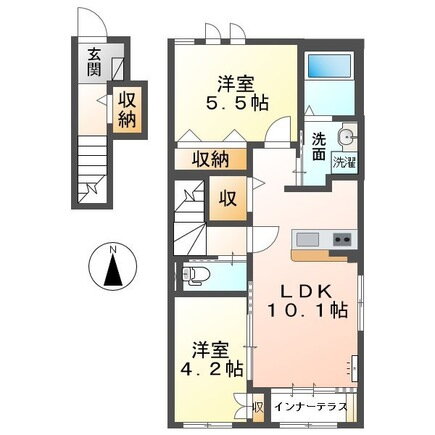 岐阜県岐阜市柳津町上佐波３ 柳津駅 2LDK アパート 賃貸物件詳細