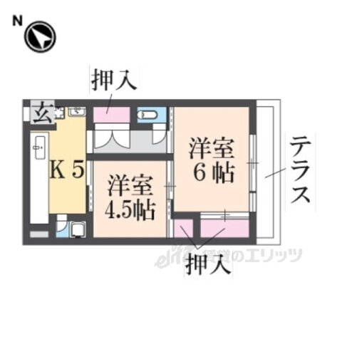 兵庫県伊丹市東有岡３ 伊丹駅 2DK マンション 賃貸物件詳細