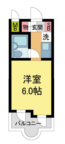 ミズキ夙川 3階 ワンルーム 賃貸物件詳細