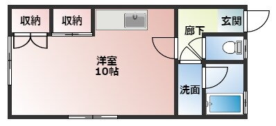 フルハウスラフレシヤ 2階 ワンルーム 賃貸物件詳細