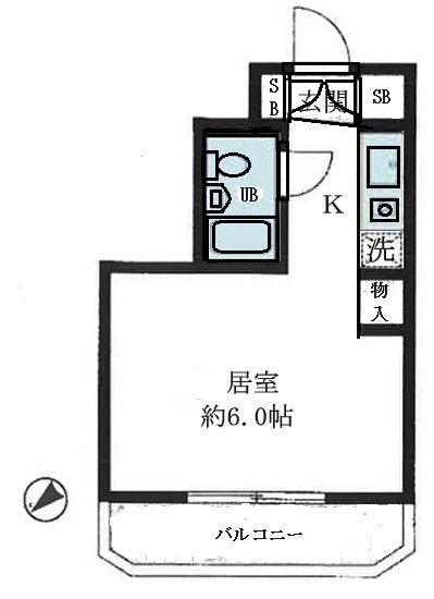 神奈川県横浜市神奈川区白楽 白楽駅 ワンルーム マンション 賃貸物件詳細