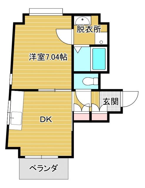 新潟県長岡市柏町２ 長岡駅 1DK アパート 賃貸物件詳細