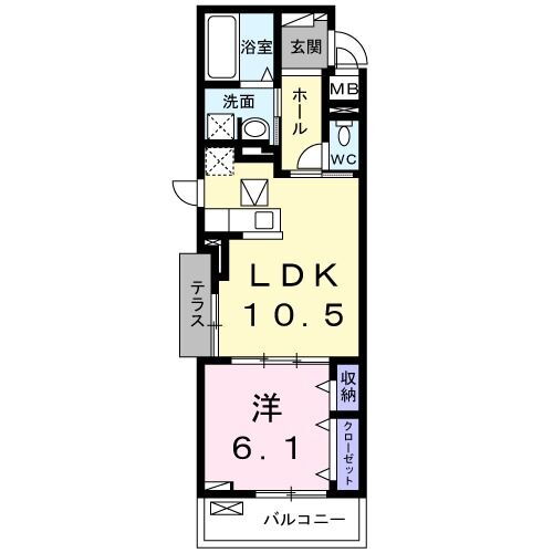 埼玉県所沢市緑町３ 新所沢駅 1LDK アパート 賃貸物件詳細