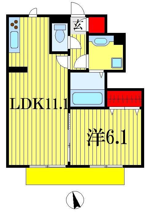 千葉県千葉市中央区青葉町 千葉寺駅 1LDK アパート 賃貸物件詳細