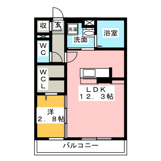 三重県四日市市伊倉１ 中川原駅 1LDK マンション 賃貸物件詳細