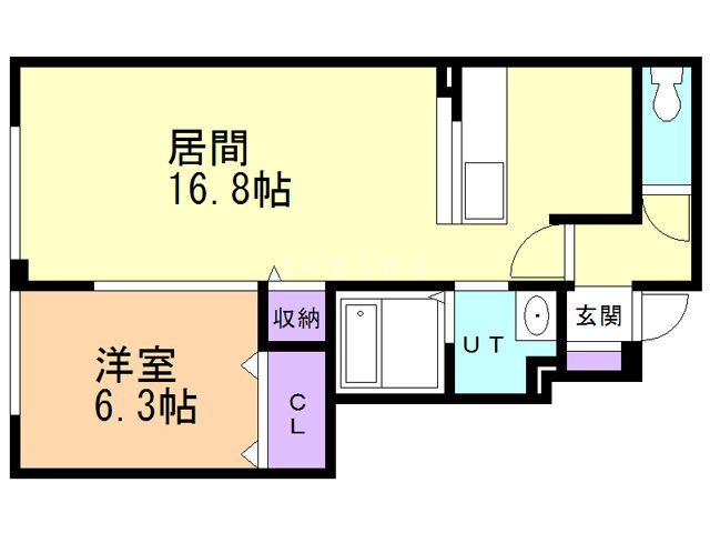 北海道旭川市永山二条２３ 1LDK アパート 賃貸物件詳細