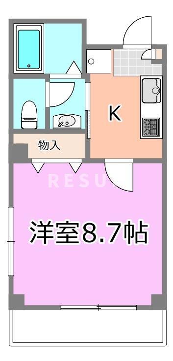 千葉県千葉市中央区港町 本千葉駅 1K マンション 賃貸物件詳細