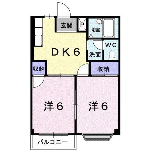栃木県佐野市堀米町 堀米駅 2DK アパート 賃貸物件詳細
