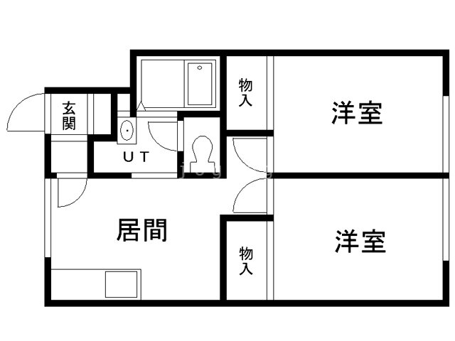 北海道帯広市西十八条南２ 2DK アパート 賃貸物件詳細