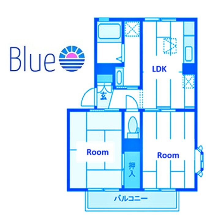 神奈川県横浜市旭区さちが丘 二俣川駅 2LDK アパート 賃貸物件詳細
