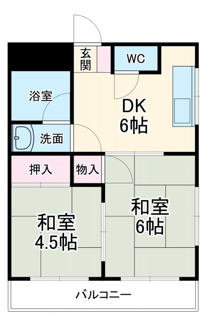 愛知県名古屋市中川区山王３ 山王駅 2DK マンション 賃貸物件詳細