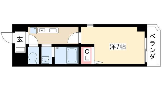 愛知県名古屋市西区那古野１ 国際センター駅 1K マンション 賃貸物件詳細