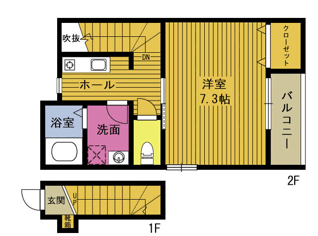 大分県臼杵市大字市浜 上臼杵駅 1K アパート 賃貸物件詳細