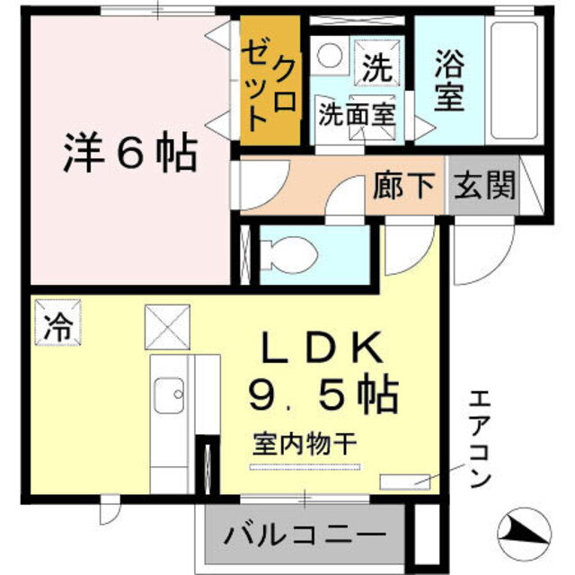 ヴィラ・シャロムＡ棟 1階 1LDK 賃貸物件詳細